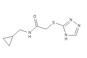 N-(cyclopropylmethyl)-2-(4H-1,2,4-triazol-3-ylthio)acetamide