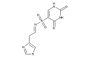 2,4-diketo-N-(2-thiazol-4-ylethylidene)-1H-pyrimidine-5-sulfonamide