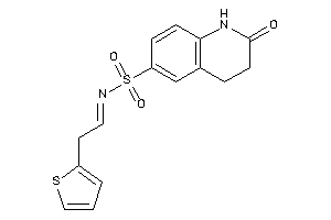 2-keto-N-[2-(2-thienyl)ethylidene]-3,4-dihydro-1H-quinoline-6-sulfonamide