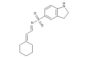 N-(2-cyclohexylideneethylidene)indoline-5-sulfonamide