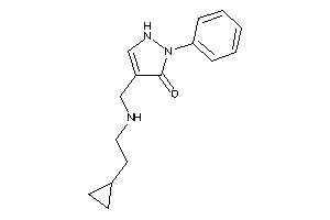 Image of 4-[(2-cyclopropylethylamino)methyl]-2-phenyl-3-pyrazolin-3-one
