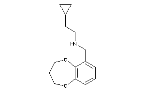 2-cyclopropylethyl(3,4-dihydro-2H-1,5-benzodioxepin-6-ylmethyl)amine