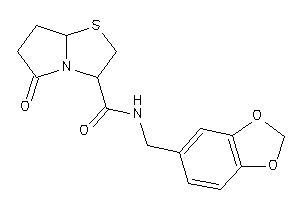 5-keto-N-piperonyl-3,6,7,7a-tetrahydro-2H-pyrrolo[2,1-b]thiazole-3-carboxamide