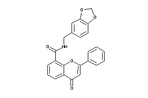 4-keto-2-phenyl-N-piperonyl-chromene-8-carboxamide