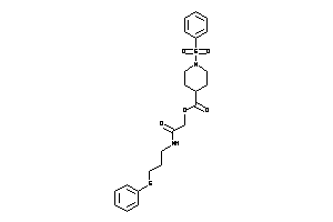 1-besylisonipecot [2-keto-2-[3-(phenylthio)propylamino]ethyl] Ester