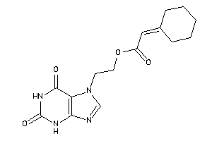 2-cyclohexylideneacetic Acid 2-(2,6-diketo-3H-purin-7-yl)ethyl Ester