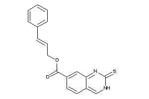 2-thioxo-3H-quinazoline-7-carboxylic Acid Cinnamyl Ester