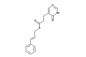 3-(6-keto-1H-pyrimidin-5-yl)propionic Acid Cinnamyl Ester