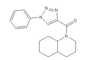 3,4,4a,5,6,7,8,8a-octahydro-2H-quinolin-1-yl-(1-phenyltriazol-4-yl)methanone