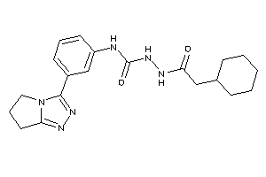 1-[(2-cyclohexylacetyl)amino]-3-[3-(6,7-dihydro-5H-pyrrolo[2,1-c][1,2,4]triazol-3-yl)phenyl]urea