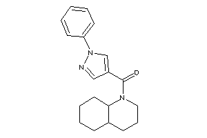 3,4,4a,5,6,7,8,8a-octahydro-2H-quinolin-1-yl-(1-phenylpyrazol-4-yl)methanone