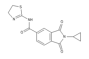 2-cyclopropyl-1,3-diketo-N-(2-thiazolin-2-yl)isoindoline-5-carboxamide