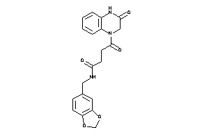 4-keto-4-(3-keto-2,4-dihydroquinoxalin-1-yl)-N-piperonyl-butyramide