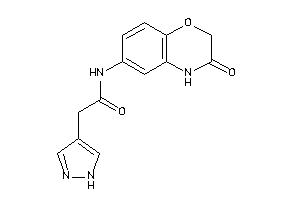 N-(3-keto-4H-1,4-benzoxazin-6-yl)-2-(1H-pyrazol-4-yl)acetamide