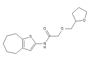 N-(5,6,7,8-tetrahydro-4H-cyclohepta[b]thiophen-2-yl)-2-(tetrahydrofurfuryloxy)acetamide