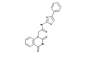 2-(2,4-diketoquinazolin-1-yl)-N-(4-phenylthiazol-2-yl)acetamide