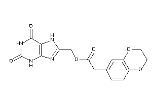 2-(2,3-dihydro-1,4-benzodioxin-6-yl)acetic Acid (2,6-diketo-3,7-dihydropurin-8-yl)methyl Ester