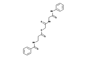 3-benzamidopropionic Acid [2-[(2-anilino-2-keto-ethyl)amino]-2-keto-ethyl] Ester