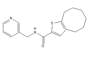 N-(3-pyridylmethyl)-4,5,6,7,8,9-hexahydrocycloocta[b]thiophene-2-carboxamide