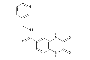 2,3-diketo-N-(3-pyridylmethyl)-1,4-dihydroquinoxaline-6-carboxamide