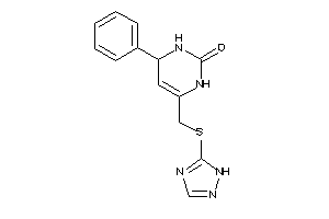 4-phenyl-6-[(1H-1,2,4-triazol-5-ylthio)methyl]-3,4-dihydro-1H-pyrimidin-2-one