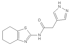 2-(1H-pyrazol-4-yl)-N-(4,5,6,7-tetrahydro-1,3-benzothiazol-2-yl)acetamide