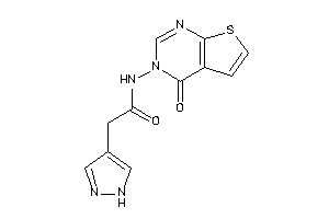 N-(4-ketothieno[2,3-d]pyrimidin-3-yl)-2-(1H-pyrazol-4-yl)acetamide