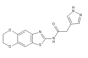 N-(6,7-dihydro-[1,4]dioxino[2,3-f][1,3]benzothiazol-2-yl)-2-(1H-pyrazol-4-yl)acetamide