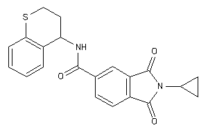 2-cyclopropyl-1,3-diketo-N-thiochroman-4-yl-isoindoline-5-carboxamide