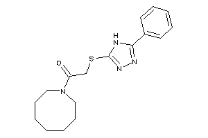 1-(azocan-1-yl)-2-[(5-phenyl-4H-1,2,4-triazol-3-yl)thio]ethanone