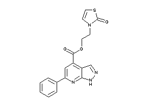 6-phenyl-1H-pyrazolo[3,4-b]pyridine-4-carboxylic Acid 2-(2-keto-4-thiazolin-3-yl)ethyl Ester