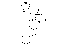 N-cyclohexyl-2-(2,5-diketospiro[imidazolidine-4,2'-tetralin]-1-yl)acetamide