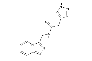 2-(1H-pyrazol-4-yl)-N-([1,2,4]triazolo[4,3-a]pyridin-3-ylmethyl)acetamide