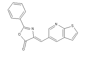 2-phenyl-4-(thieno[2,3-b]pyridin-5-ylmethylene)-2-oxazolin-5-one