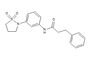 N-[3-(1,1-diketo-1,2-thiazolidin-2-yl)phenyl]-3-phenyl-propionamide