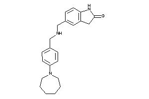 5-[[[4-(azepan-1-yl)benzyl]amino]methyl]oxindole