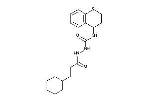 1-(3-cyclohexylpropanoylamino)-3-thiochroman-4-yl-urea