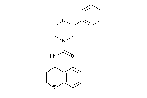 2-phenyl-N-thiochroman-4-yl-morpholine-4-carboxamide