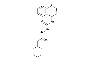 1-[(2-cyclohexylacetyl)amino]-3-thiochroman-4-yl-urea