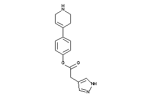 2-(1H-pyrazol-4-yl)acetic Acid [4-(1,2,3,6-tetrahydropyridin-4-yl)phenyl] Ester