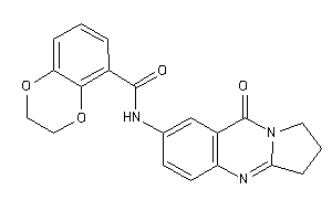 N-(9-keto-2,3-dihydro-1H-pyrrolo[2,1-b]quinazolin-7-yl)-2,3-dihydro-1,4-benzodioxine-5-carboxamide