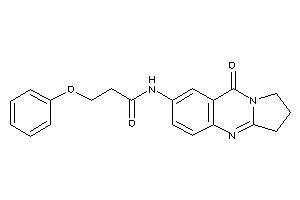 N-(9-keto-2,3-dihydro-1H-pyrrolo[2,1-b]quinazolin-7-yl)-3-phenoxy-propionamide