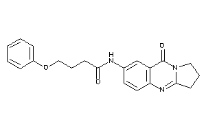 N-(9-keto-2,3-dihydro-1H-pyrrolo[2,1-b]quinazolin-7-yl)-4-phenoxy-butyramide