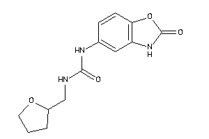 1-(2-keto-3H-1,3-benzoxazol-5-yl)-3-(tetrahydrofurfuryl)urea