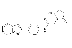 N-(4-imidazo[1,2-a]pyrimidin-2-ylphenyl)-2-succinimido-acetamide