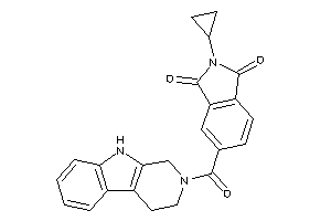 2-cyclopropyl-5-(1,3,4,9-tetrahydro-$b-carboline-2-carbonyl)isoindoline-1,3-quinone