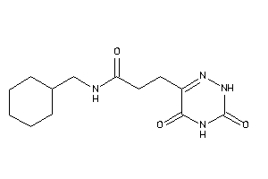 N-(cyclohexylmethyl)-3-(3,5-diketo-2H-1,2,4-triazin-6-yl)propionamide