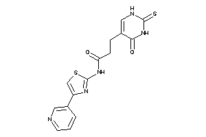 3-(4-keto-2-thioxo-1H-pyrimidin-5-yl)-N-[4-(3-pyridyl)thiazol-2-yl]propionamide