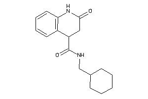 N-(cyclohexylmethyl)-2-keto-3,4-dihydro-1H-quinoline-4-carboxamide