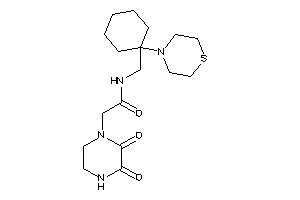 2-(2,3-diketopiperazino)-N-[(1-thiomorpholinocyclohexyl)methyl]acetamide